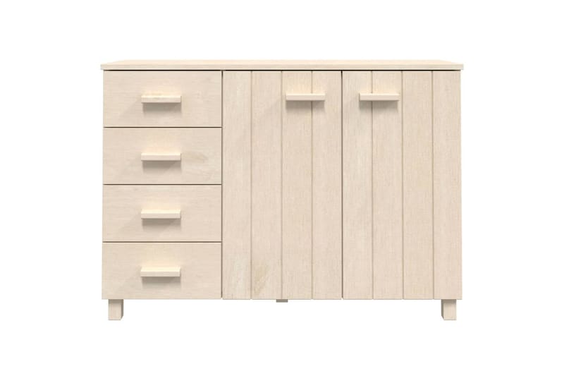 skænk 113x40x80 cm massivt fyrretræ gyldenbrun - Brun - Opbevaring - Opbevaringsmøbler - Skænke & sideboards