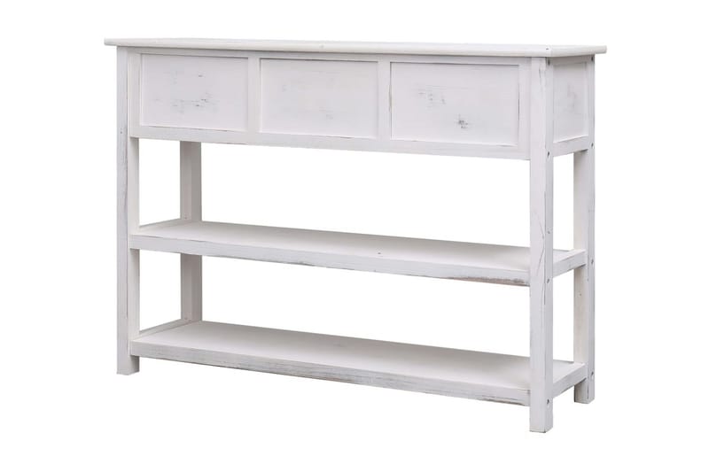 skænk 115 x 30 x 76 cm træ antik hvid - Opbevaring - Opbevaringsmøbler - Skænke & sideboards