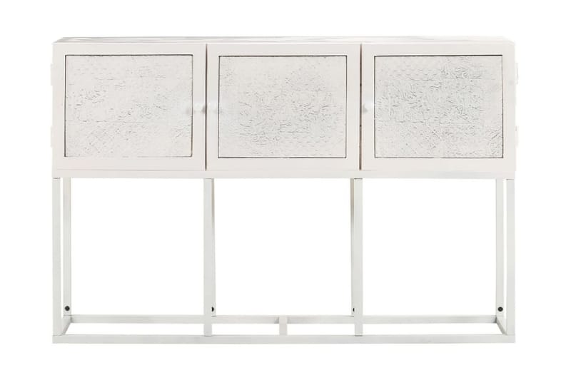 skænk 115x30x76 cm massivt mangotræ - Hvid - Opbevaring - Opbevaringsmøbler - Skænke & sideboards