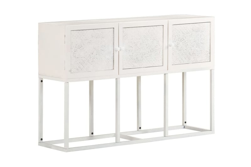 skænk 115x30x76 cm massivt mangotræ - Hvid - Opbevaring - Opbevaringsmøbler - Skænke & sideboards