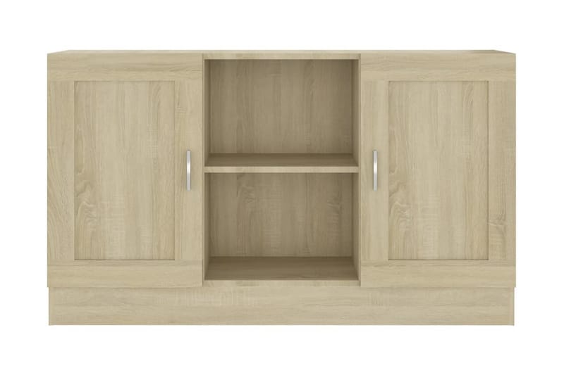 Skænk 120x30,5x70 cm spånplade sonoma-eg - Brun - Opbevaring - Opbevaringsmøbler - Skænke & sideboards