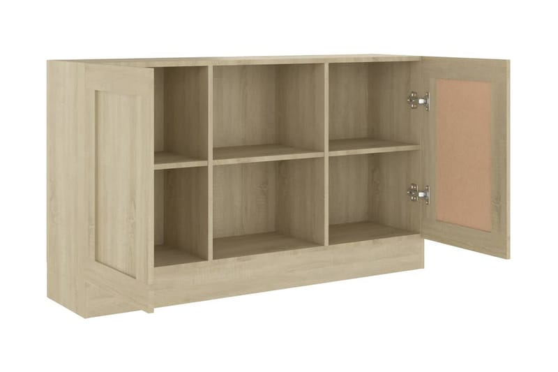 Skænk 120x30,5x70 cm spånplade sonoma-eg - Brun - Opbevaring - Opbevaringsmøbler - Skænke & sideboards