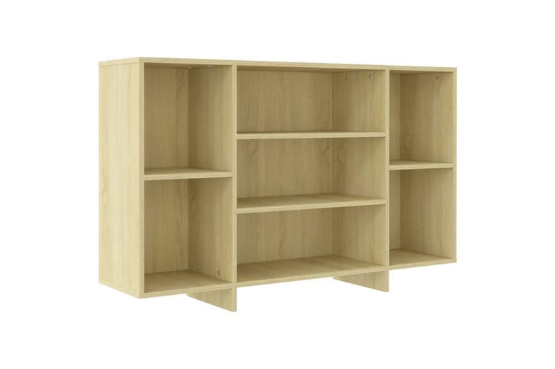 skænk 120x30x75 cm spånplade sonoma-eg - Beige - Opbevaring - Opbevaringsmøbler - Skænke & sideboards