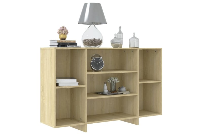 skænk 120x30x75 cm spånplade sonoma-eg - Beige - Opbevaring - Opbevaringsmøbler - Skænke & sideboards