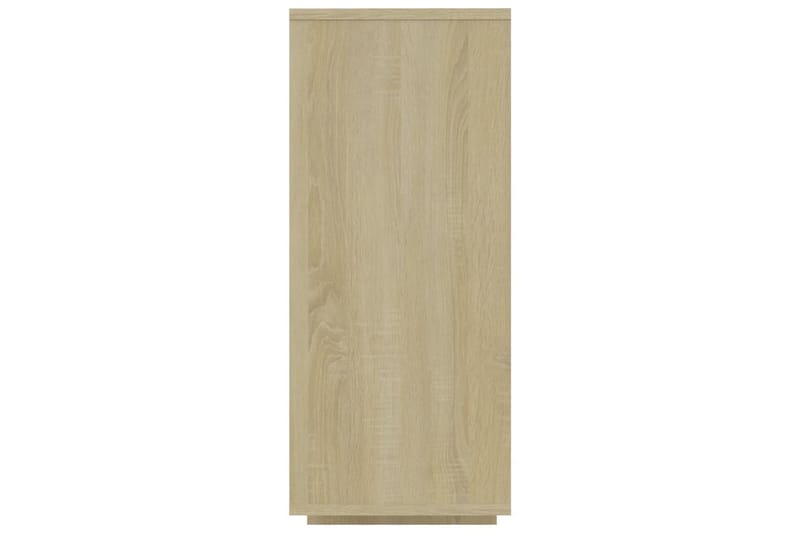 skænk 120x30x75 cm spånplade sonoma-eg - Beige - Opbevaring - Opbevaringsmøbler - Skænke & sideboards