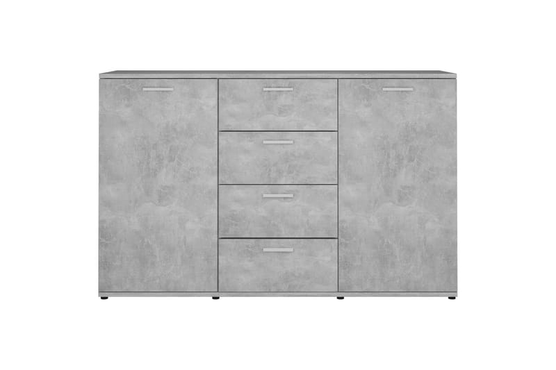 Skænk 120x35,5x75 cm Spånplade Betongrå - Grå - Opbevaring - Opbevaringsmøbler - Skænke & sideboards