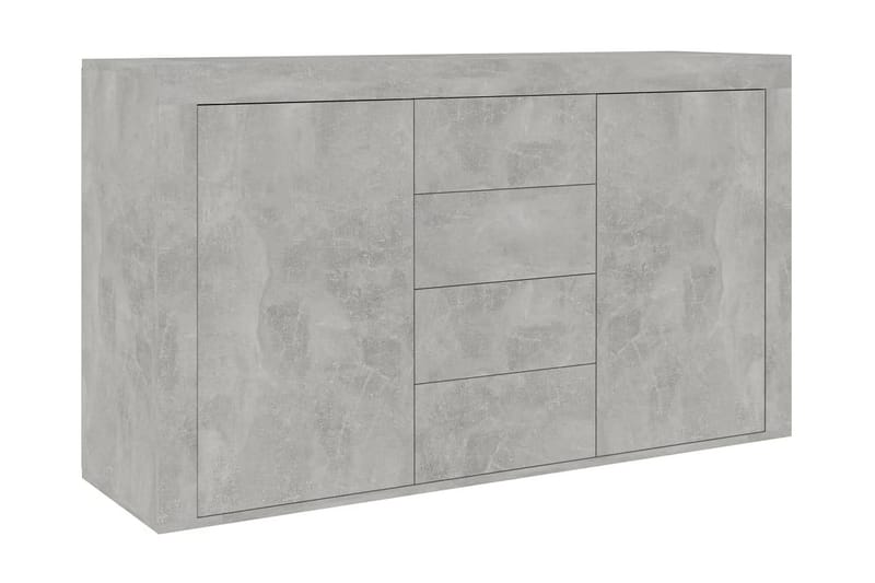 Skænk 120X36X69 cm Spånplade Betongrå - Opbevaring - Opbevaringsmøbler - Skænke & sideboards