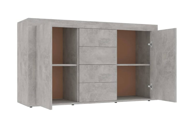 Skænk 120X36X69 cm Spånplade Betongrå - Opbevaring - Opbevaringsmøbler - Skænke & sideboards