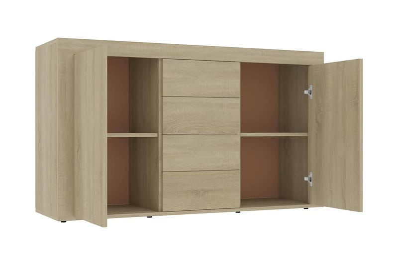 Skænk 120X36X69 cm Spånplade Sonoma-Eg - Opbevaring - Opbevaringsmøbler - Skænke & sideboards