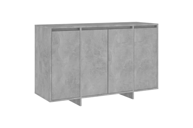 skænk 120x41x75 cm spånplade betongrå - Grå - Opbevaring - Opbevaringsmøbler - Skænke & sideboards