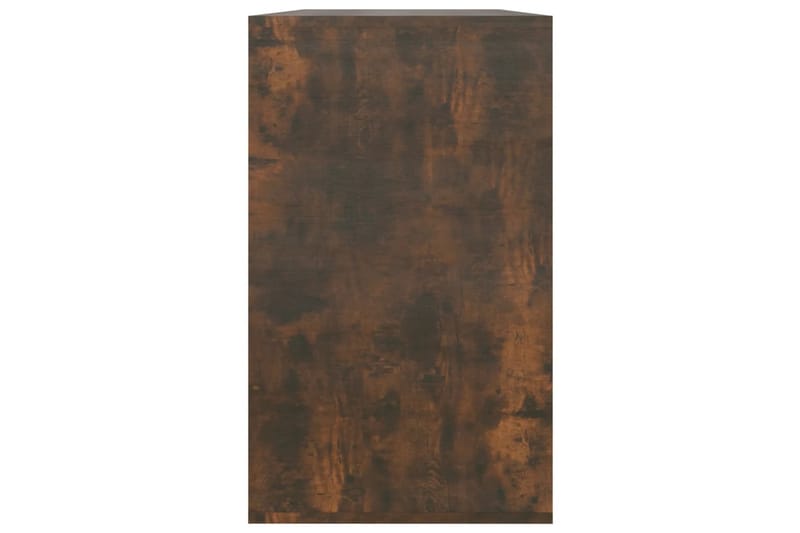 skænk 120x41x75 cm spånplade røget egetræsfarve - Brun - Skænke & sideboards