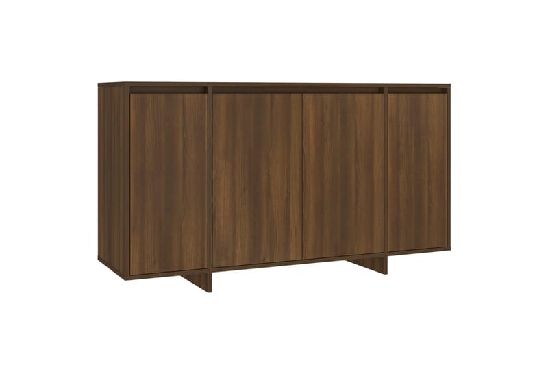 skænk 135x41x75 cm spånplade brun egetræsfarve - Brun - Opbevaring - Opbevaringsmøbler - Skænke & sideboards