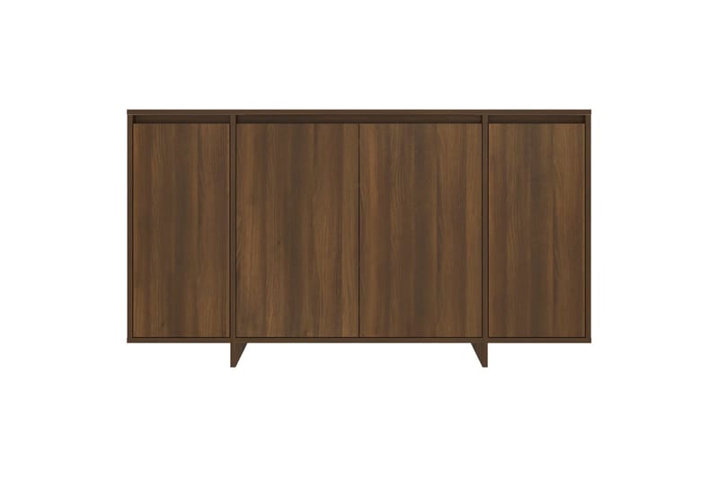 skænk 135x41x75 cm spånplade brun egetræsfarve - Brun - Skænke & sideboards