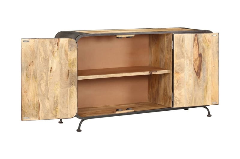 Skænk 140 X 40 X 80 Cm Massivt Mangotræ - Brun - Opbevaring - Opbevaringsmøbler - Skænke & sideboards