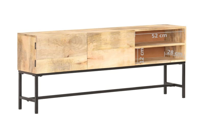 Skænk 145x30x60 cm Massivt Mangotræ - Opbevaring - Opbevaringsmøbler - Skænke & sideboards