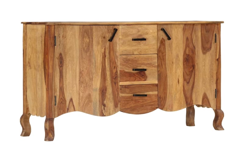 skænk 145x40x80 cm massivt sheeshamtræ - Brun - Opbevaring - Opbevaringsmøbler - Skænke & sideboards