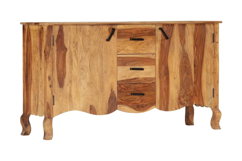 skænk 145x40x80 cm massivt sheeshamtræ - Brun - Opbevaring - Opbevaringsmøbler - Skænke & sideboards