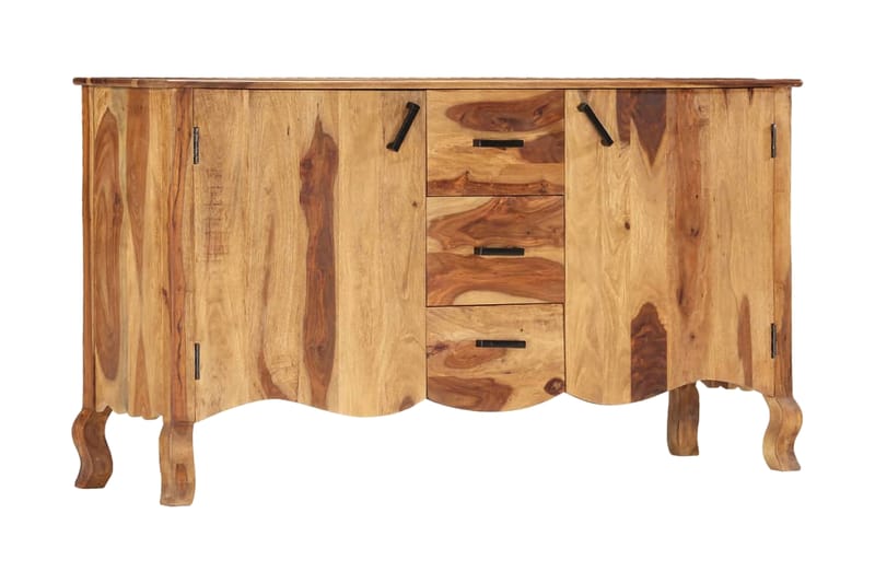 skænk 145x40x80 cm massivt sheeshamtræ - Brun - Opbevaring - Opbevaringsmøbler - Skænke & sideboards