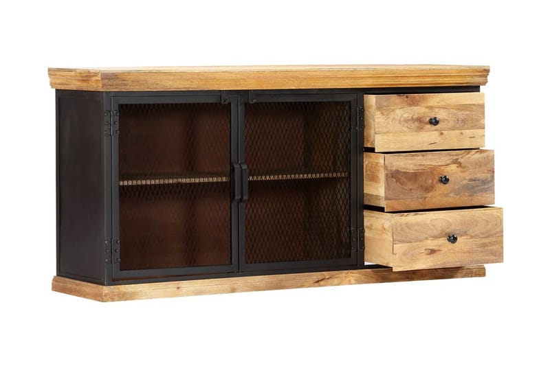 Skænk 150 X 40 X 75 Cm Massivt Mangotræ - Brun - Opbevaring - Opbevaringsmøbler - Skænke & sideboards