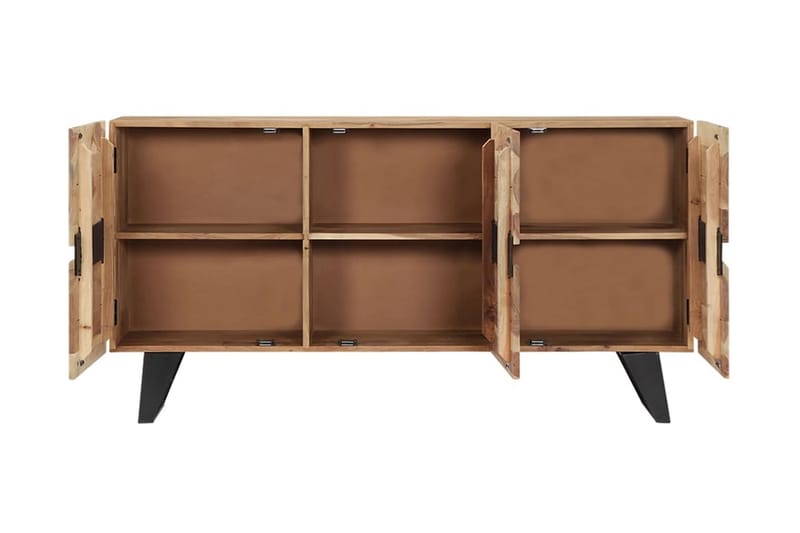 Skænk 150 X 40 X 79 Cm Massivt Akacietræ - Brun - Opbevaring - Opbevaringsmøbler - Skænke & sideboards