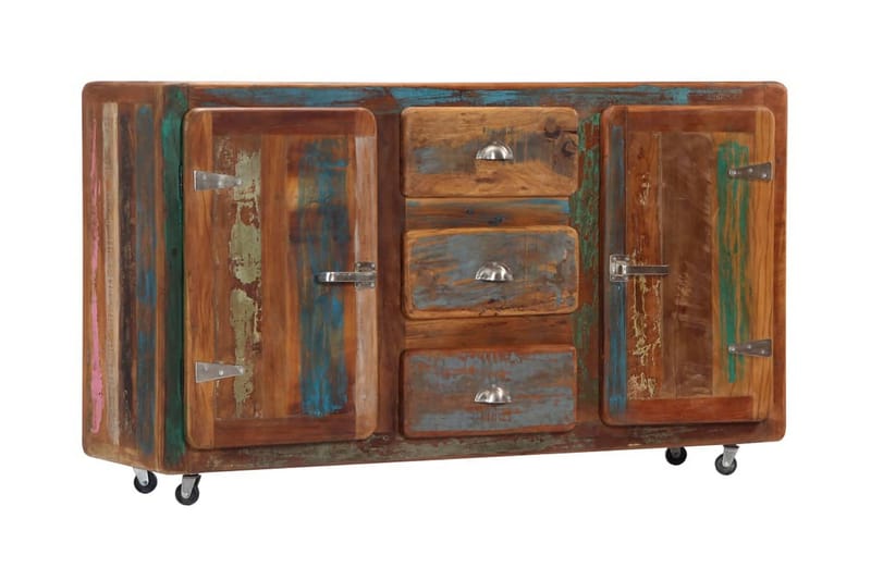 Skænk 150 X 43 X 86 Cm Massivt Genanvendt Træ - Brun - Opbevaring - Opbevaringsmøbler - Skænke & sideboards