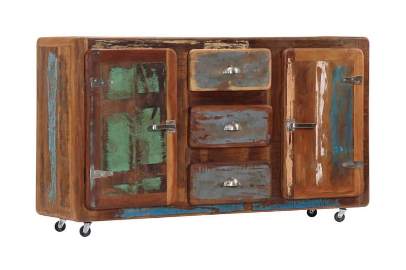 Skænk 150 X 43 X 86 Cm Massivt Genanvendt Træ - Brun - Opbevaring - Opbevaringsmøbler - Skænke & sideboards