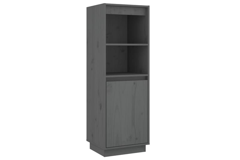 skænk 37x34x110 cm massivt fyrretræ grå - Grå - Opbevaring - Opbevaringsmøbler - Skænke & sideboards