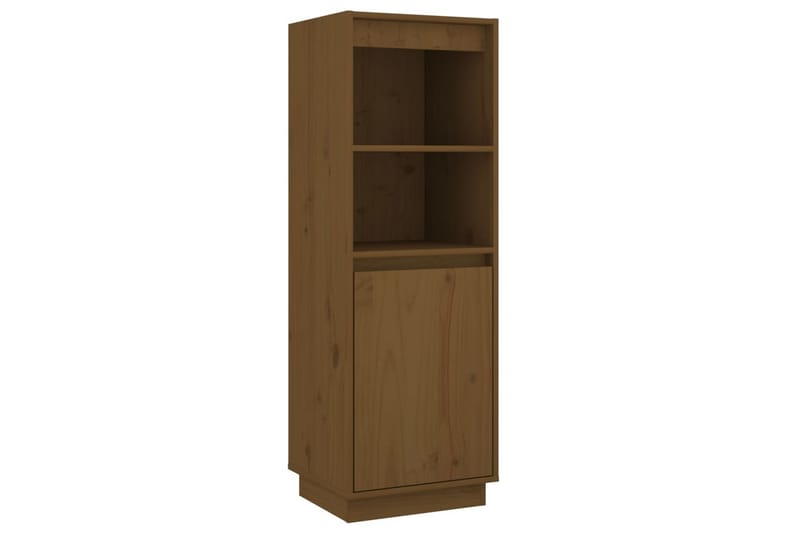 skænk 37x34x110 cm massivt fyrretræ gyldenbrun - Brun - Opbevaring - Opbevaringsmøbler - Skænke & sideboards