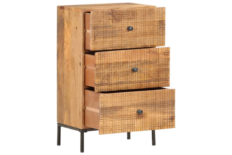 skænk 45x30x75 cm massivt mangotræ - Brun - Opbevaring - Opbevaringsmøbler - Skænke & sideboards