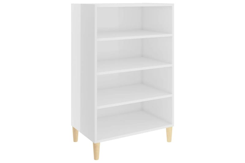 skænk 57x35x90 cm spånplade hvid højglans - Hvid - Opbevaring - Opbevaringsmøbler - Skænke & sideboards