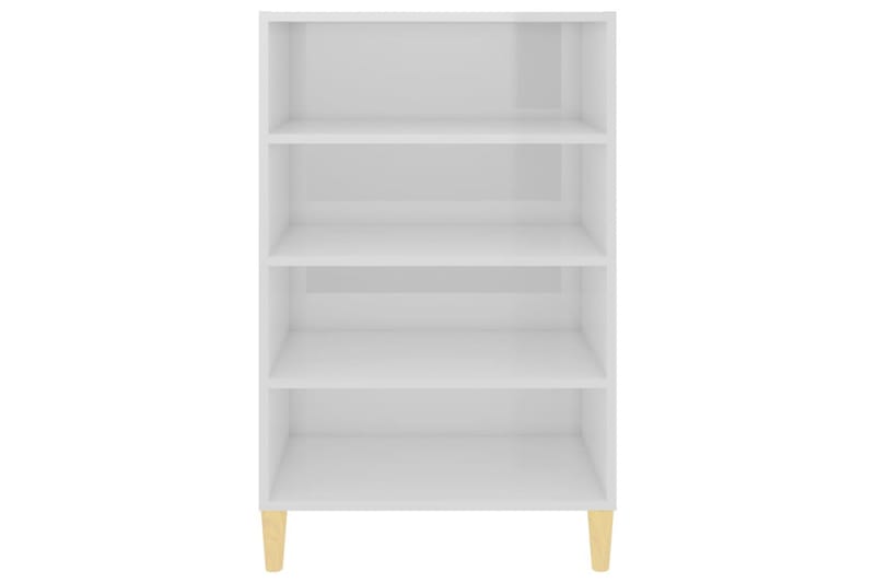 skænk 57x35x90 cm spånplade hvid højglans - Hvid - Opbevaring - Opbevaringsmøbler - Skænke & sideboards