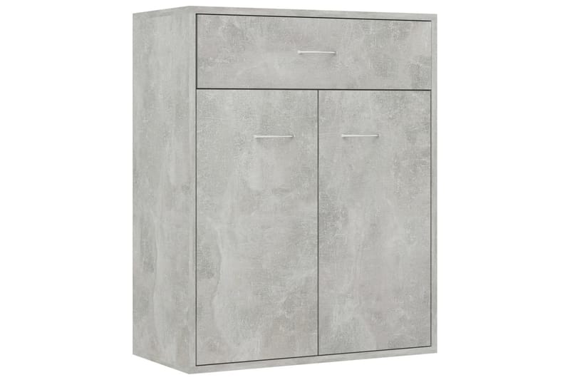 skænk 60 x 30 x 75 cm spånplade betongrå - Grå - Opbevaring - Opbevaringsmøbler - Skænke & sideboards