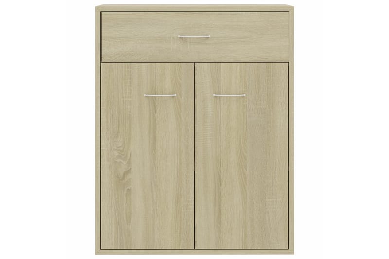 skænk 60 x 30 x 75 cm spånplade sonoma-eg - Brun - Opbevaring - Opbevaringsmøbler - Skænke & sideboards