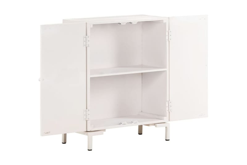 skænk 60x30x76 cm massivt mangotræ - Hvid - Opbevaring - Opbevaringsmøbler - Skænke & sideboards