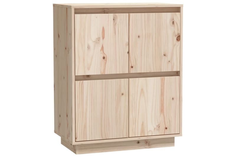 skænk 60x34x75 cm massivt fyrretræ - Brun - Opbevaring - Opbevaringsmøbler - Skænke & sideboards