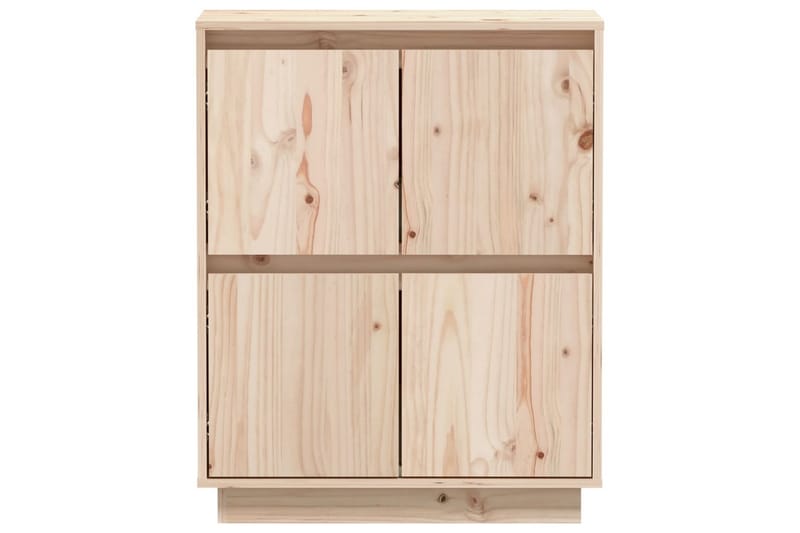 skænk 60x34x75 cm massivt fyrretræ - Brun - Opbevaring - Opbevaringsmøbler - Skænke & sideboards