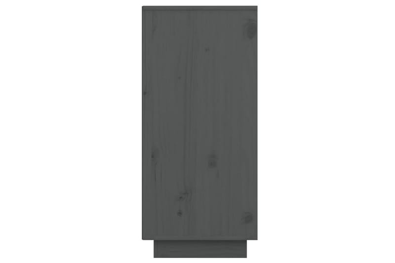 skænk 60x34x75 cm massivt fyrretræ grå - Grå - Skænke & sideboards