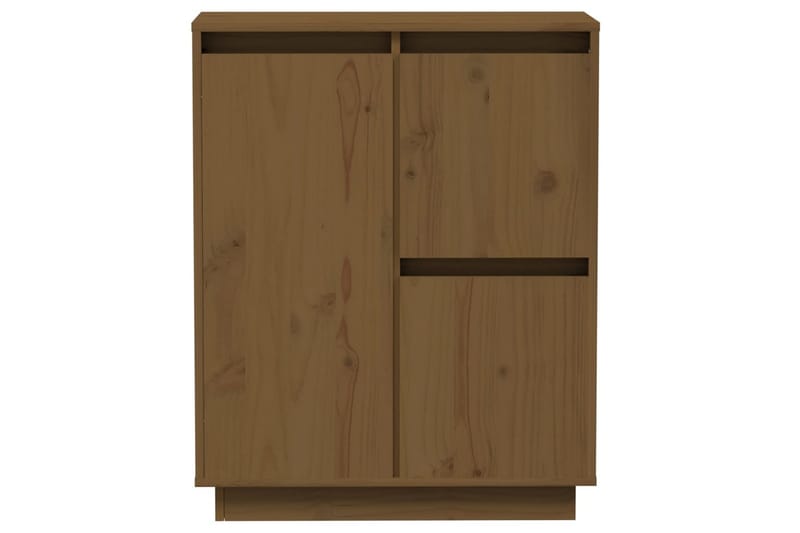 skænk 60x34x75 cm massivt fyrretræ gyldenbrun - Brun - Opbevaring - Opbevaringsmøbler - Skænke & sideboards