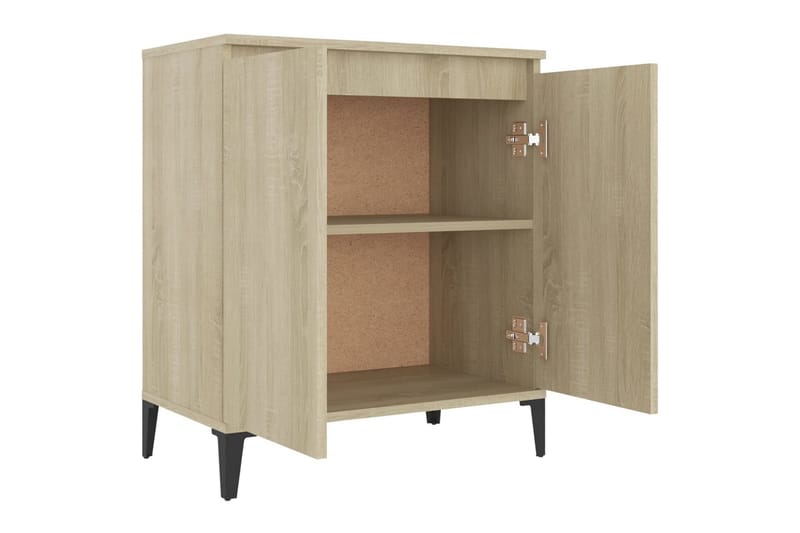 skænk 60x35x70 cm spånplade sonoma-eg - Brun - Opbevaring - Opbevaringsmøbler - Skænke & sideboards