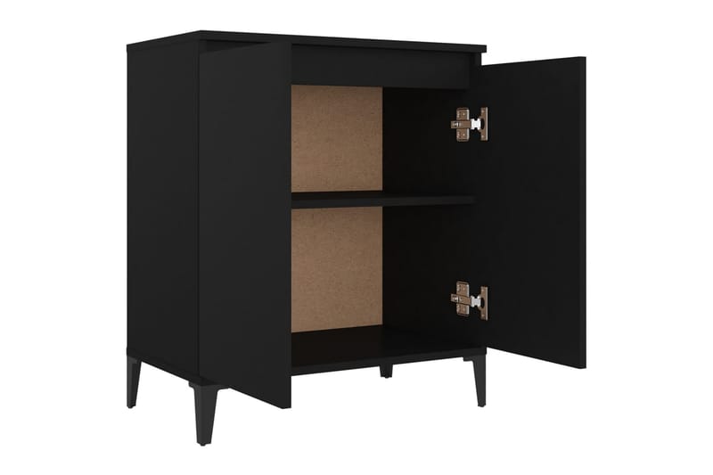 skænk 60x35x70 cm spånplade sort - Sort - Opbevaring - Opbevaringsmøbler - Skænke & sideboards