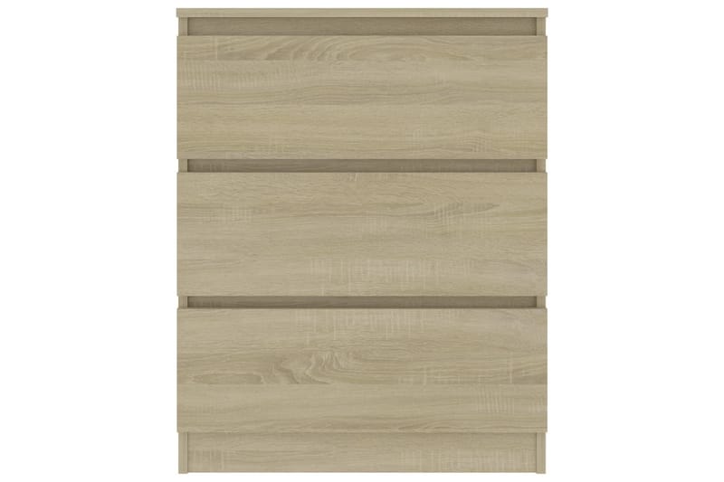 Skænk 60x35x76 cm Spånplade Sonoma-Eg - Brun - Opbevaring - Opbevaringsmøbler - Skænke & sideboards