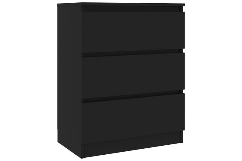 Skænk 60x35x76 cm Spånplade Sort - Sort - Opbevaring - Opbevaringsmøbler - Skænke & sideboards