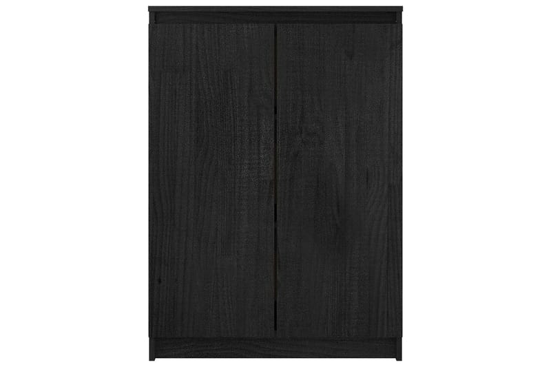 skænk 60x36x84 cm massivt fyrretræ sort - Sort - Opbevaring - Opbevaringsmøbler - Skænke & sideboards