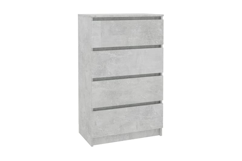 Skænk 70 x 40 x 97 cm spånplade betongrå - Grå - Opbevaring - Opbevaringsmøbler - Skænke & sideboards