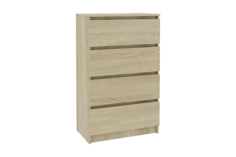 Skænk 70 x 40 x 97 cm spånplade sonoma-eg - Brun - Skænke & sideboards