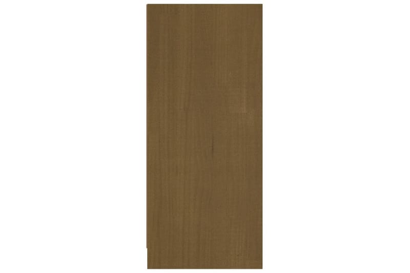 skænk 70x33x76 cm massivt fyrretræ gyldenbrun - Brun - Skænke & sideboards