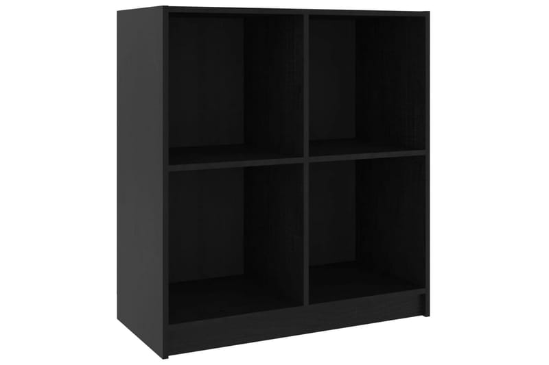 skænk 70x33x76 cm massivt fyrretræ sort - Sort - Opbevaring - Opbevaringsmøbler - Skænke & sideboards