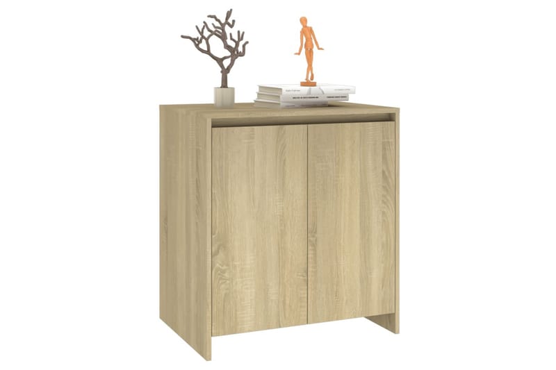 skænk 70x40x73,5 cm spånplade sonoma-eg - Beige - Opbevaring - Opbevaringsmøbler - Skænke & sideboards