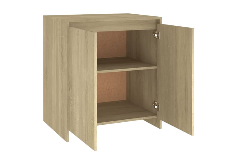 skænk 70x40x73,5 cm spånplade sonoma-eg - Beige - Opbevaring - Opbevaringsmøbler - Skænke & sideboards