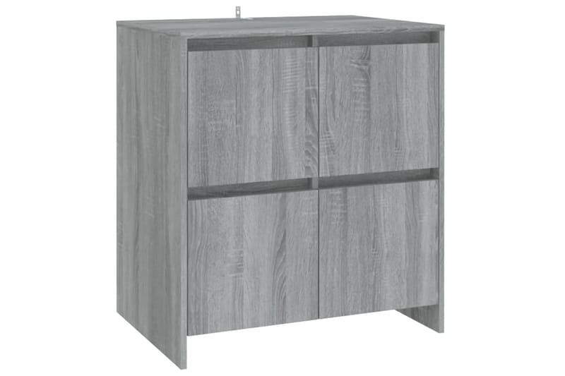 skænk 70x41x75 cm spånplade grå sonoma-eg - Grå - Opbevaring - Opbevaringsmøbler - Skænke & sideboards